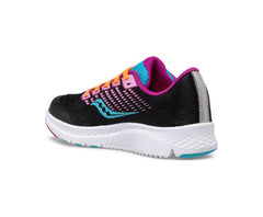 Saucony Big Kid's Ride 13 Sneaker Black / Pink | Kids Running