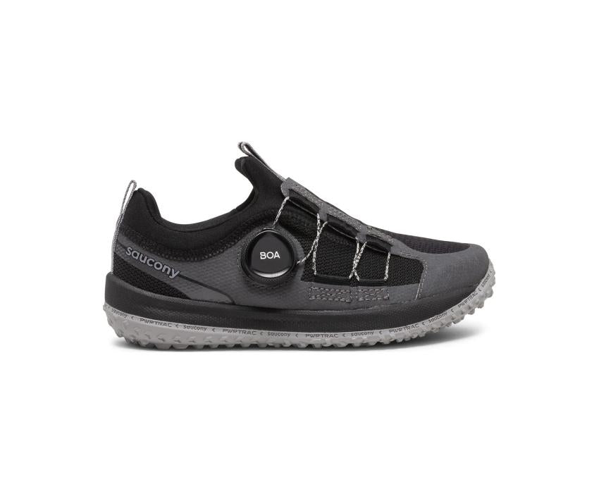 Saucony Big Kid's Switchback 2.0 Sneaker Black / Charcoal | Kids Running