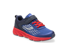 Saucony Big Kid's Wind A/C Sneaker Navy | Kids Running