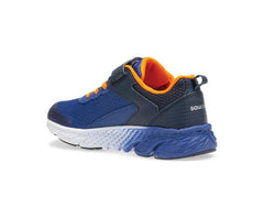 Saucony Big Kid's Wind A/C Sneaker Navy | Kids Running