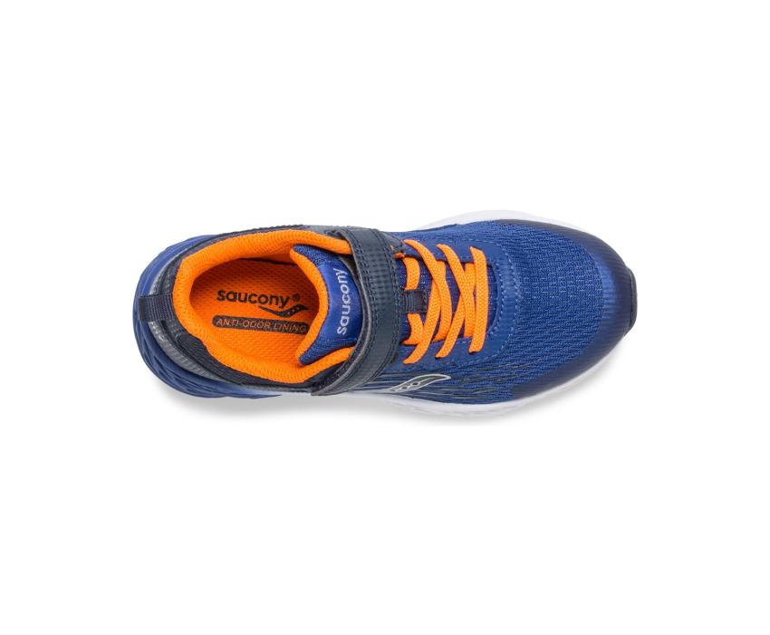 Saucony Big Kid's Wind A/C Sneaker Navy | Kids Running