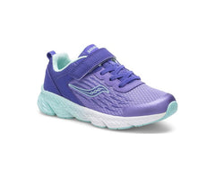 Saucony Big Kid's Wind A/C Sneaker Purple | Kids Running