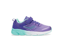 Saucony Big Kid's Wind A/C Sneaker Purple | Kids Running