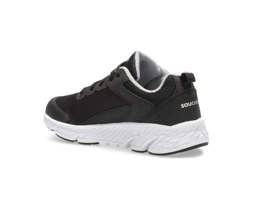Saucony Big Kid's Wind Lace Sneaker Black | Kids Running