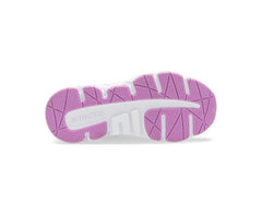 Saucony Big Kid's Wind Lace Sneaker Turq/silver | Kids Running