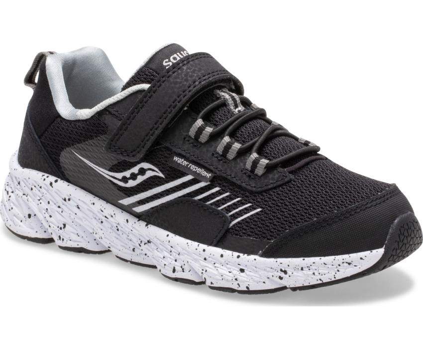 Saucony Big Kid's Wind Shield A/C Sneaker Black | Kids Running