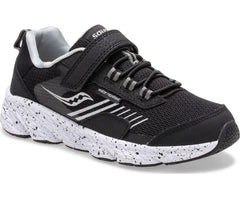 Saucony Big Kid's Wind Shield A/C Sneaker Black | Kids Running