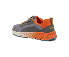 Saucony Big Kid's Wind Shield A/C Sneaker Grey / Orange / Blue | Kids Running