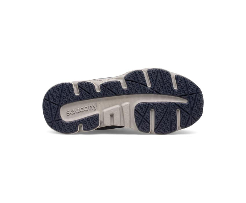 Saucony Big Kid's Wind Shield Sneaker Navy / Grey / Red | Kids Running