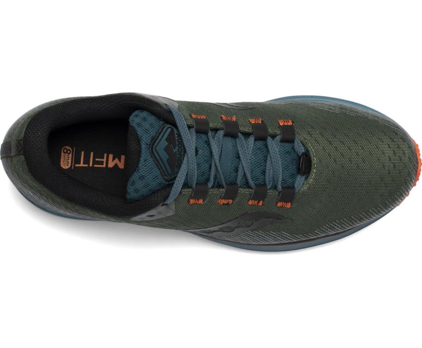 Saucony Canyon TR Pine / Orange | Men Running
