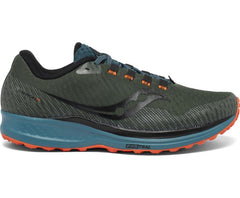 Saucony Canyon TR Pine / Orange | Men Running