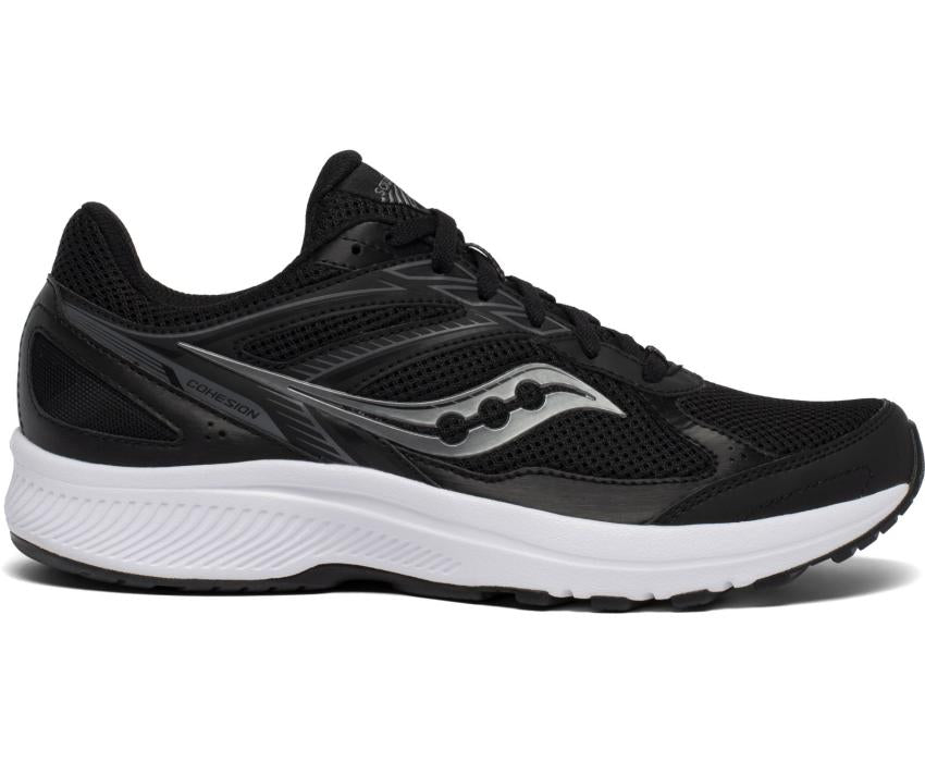 Saucony Cohesion 14 Wide Black / White | Men Wide Widths