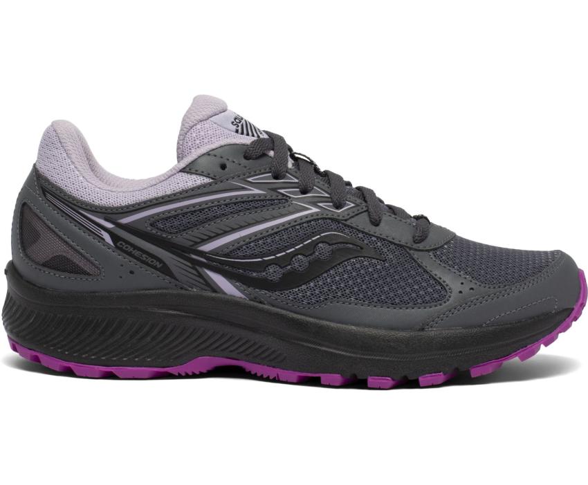 Saucony Cohesion TR14 Charcoal / Lilac | Women Running