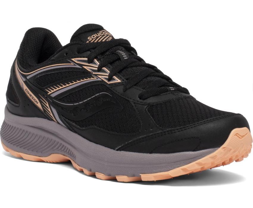 Saucony Cohesion TR14 Wide Black / Sunset | Women Hiking