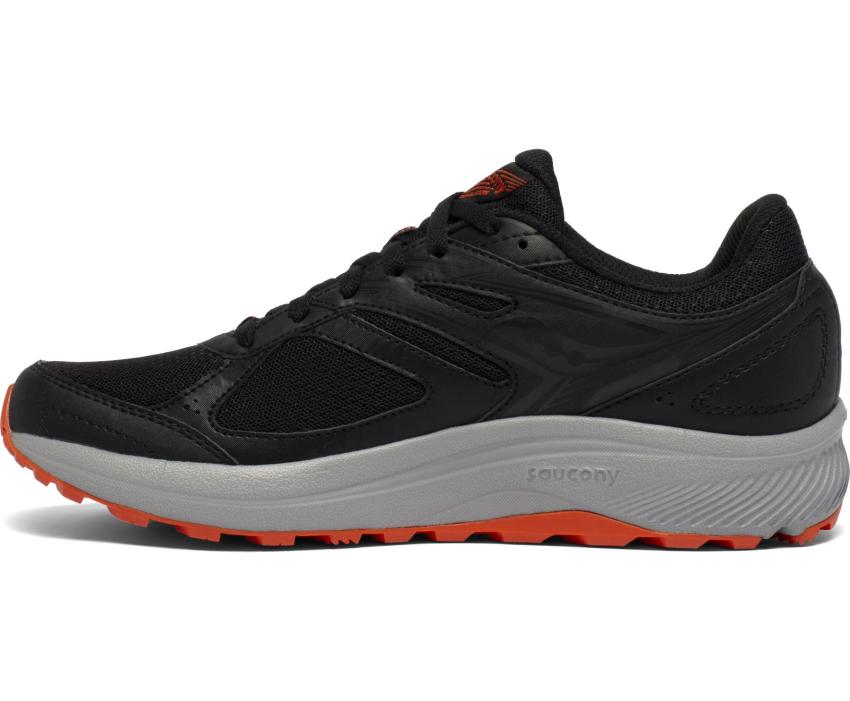 Saucony Cohesion TR14 Wide Black / Tomato | Men Running