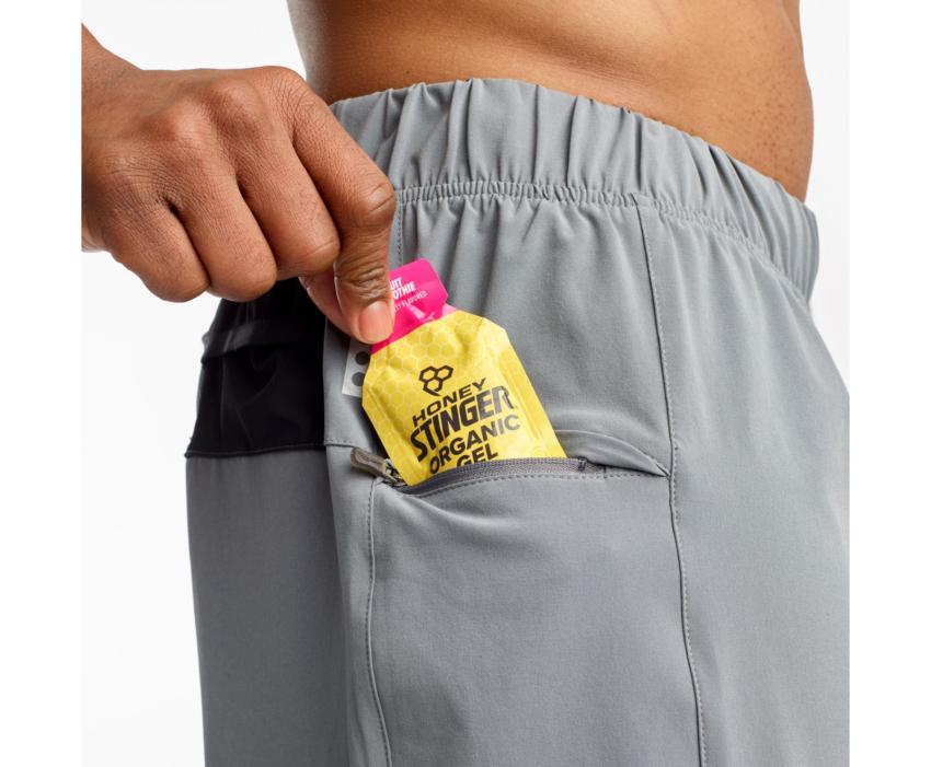 Saucony Doubleback 7" 2-1 Short Castlerock | Men Bottoms