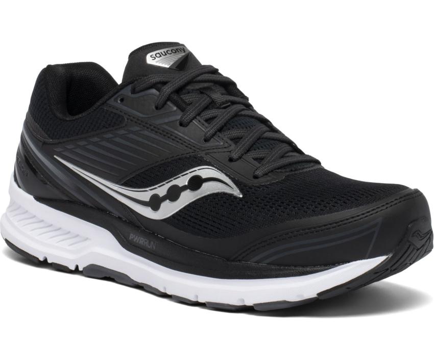 Saucony Echelon 8 Extra Wide Black / White | Men Running