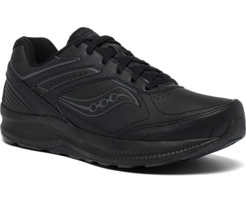 Saucony Echelon Walker 3 Extra Wide Black | Men Walking