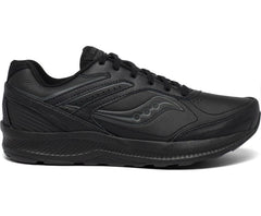 Saucony Echelon Walker 3 Extra Wide Black | Men Walking