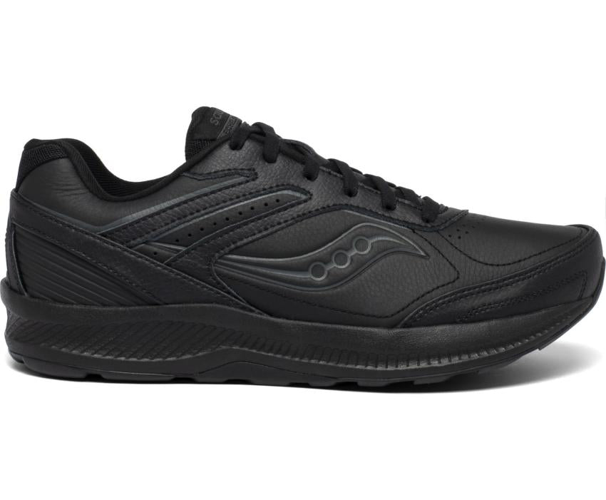 Saucony Echelon Walker 3 Wide Black | Men Walking