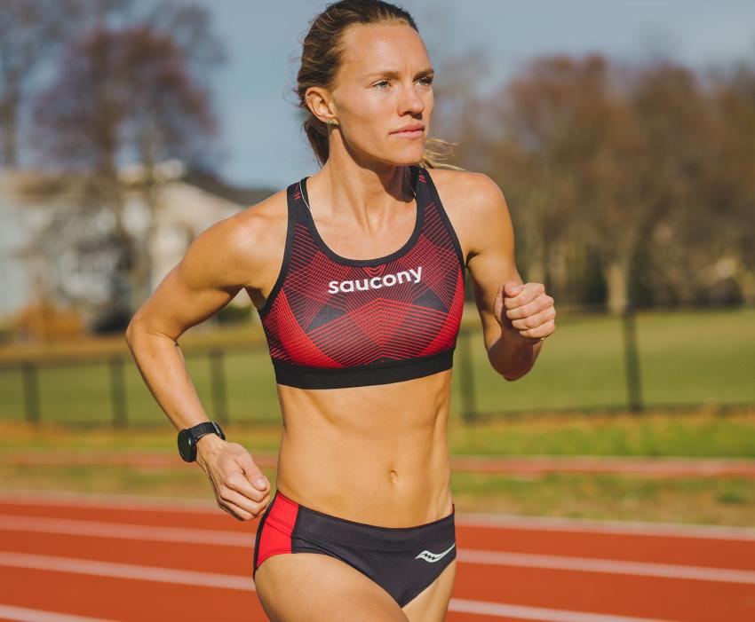 Saucony Elite Brief Black / Red | Women Bottoms