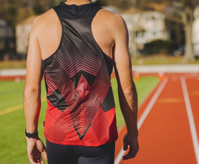 Saucony Elite Singlet Black / Red | Men Tops
