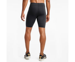 Saucony Elite Tight Short Black / Red | Men Bottoms