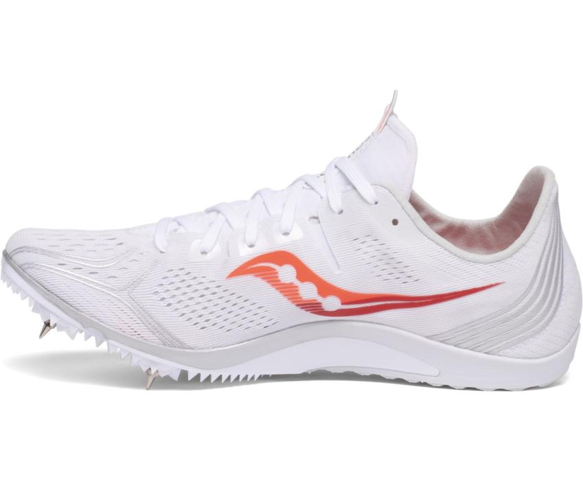 Saucony Endorphin 3 White / Vizired | Women Running