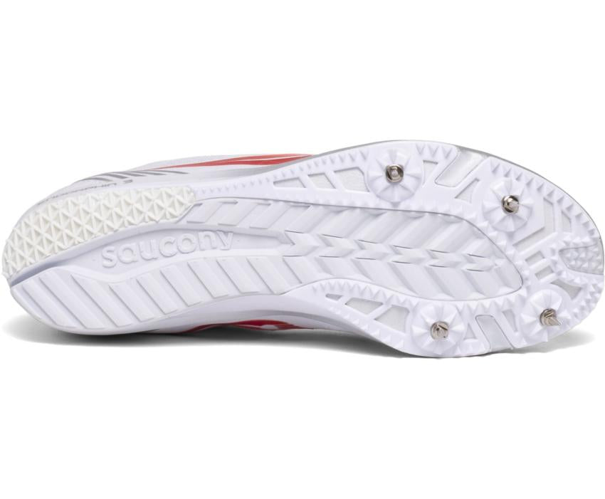 Saucony Endorphin 3 White / Vizired | Women Running