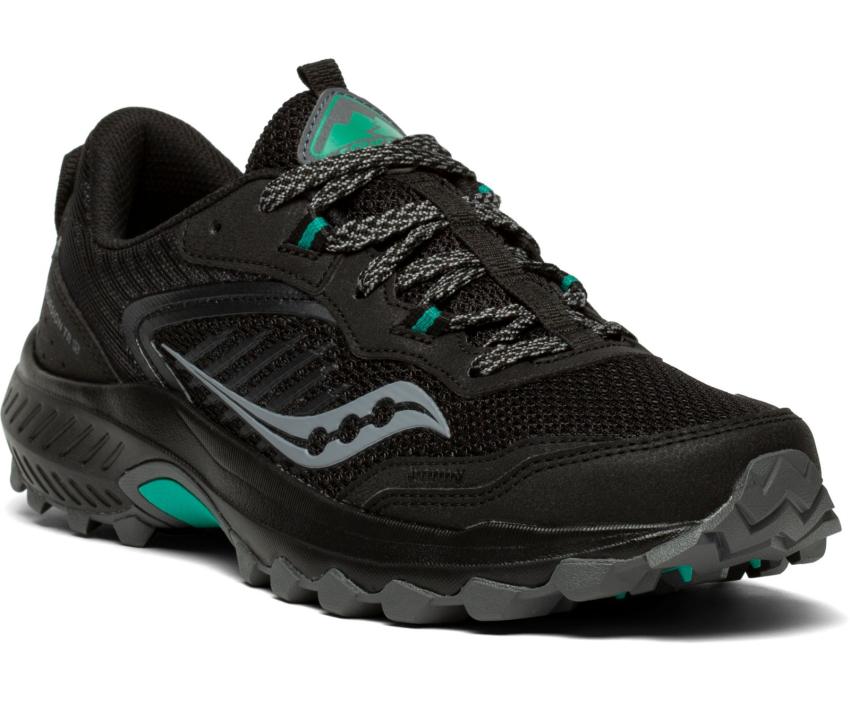 Saucony Excursion TR15 Black / Jade | Women Running