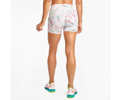 Saucony Fortify 3" Hot Short Opal Blue Print | Women Bottoms