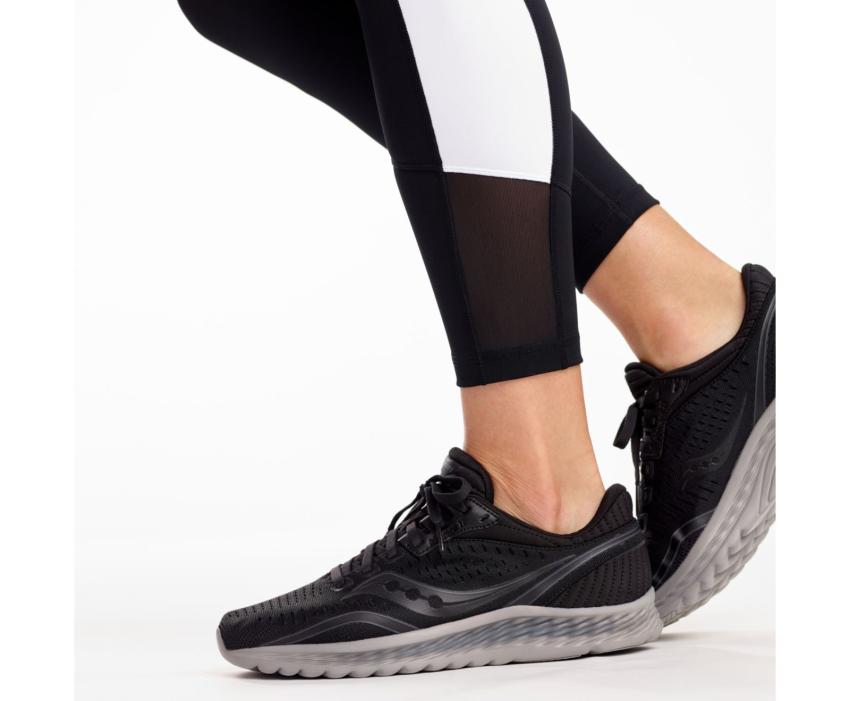 Saucony Fortify 7/8 Tight Black / White / Red | Women Bottoms