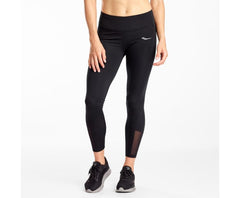 Saucony Fortify 7/8 Tight Black | Women Bottoms