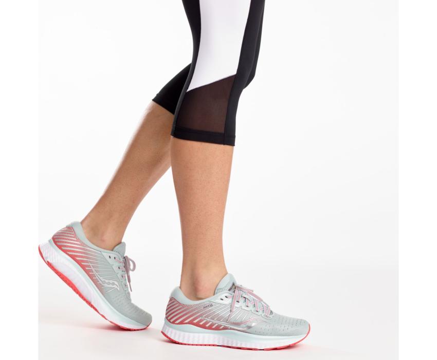 Saucony Fortify Capri Black / White / Red | Women Bottoms