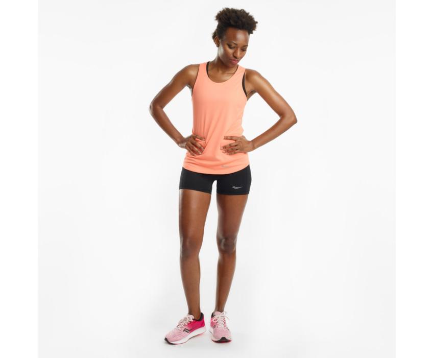 Saucony Fortify Hot Short Black | Women Bottoms