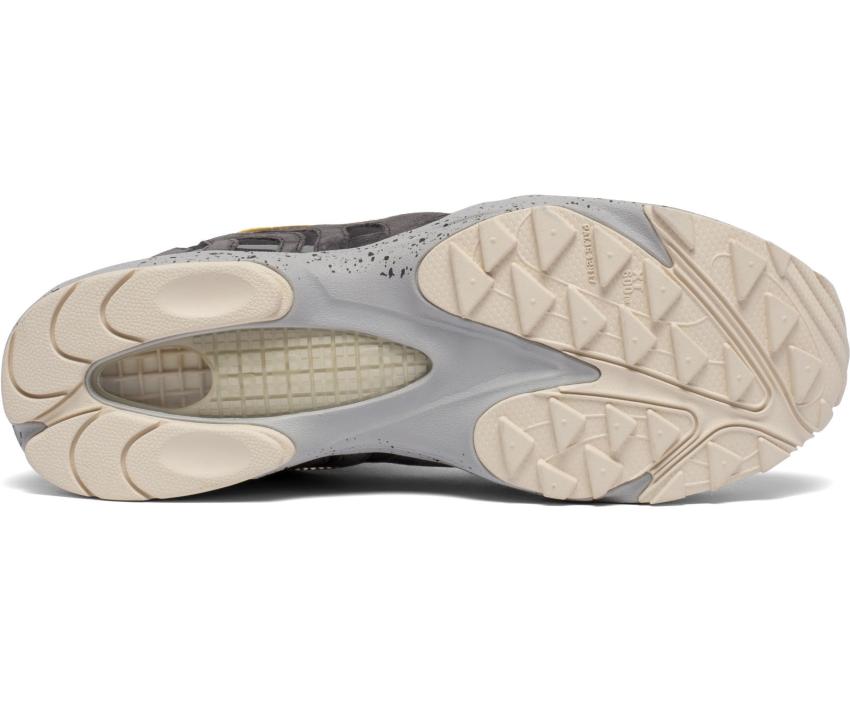 Saucony Grid Azura 2000 Black / Crystal / Yellow | Men/Women Originals