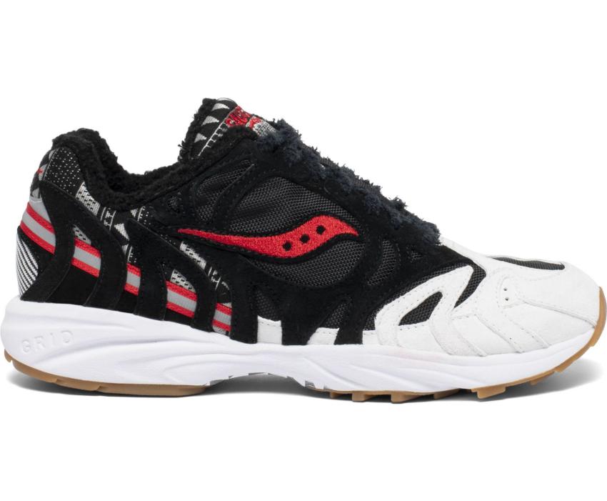 Saucony Grid Azura 2000 Black / Red / White | Men/Women Originals