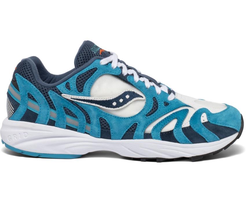 Saucony Grid Azura 2000 Denim / Capri / White | Men/Women Originals