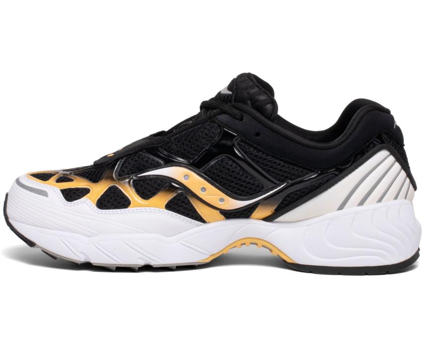 Saucony Grid Web White / Black / Yellow | Men/Women Grid
