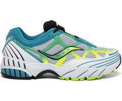Saucony Grid Web White / Citron / Teal | Men/Women Grid