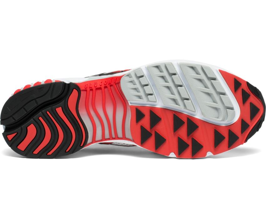 Saucony Grid Web White / Grey / Red | Men/Women Originals