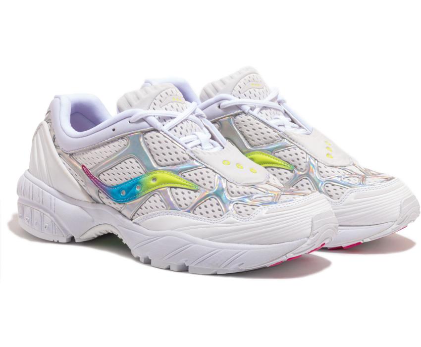 Saucony Grid Web White / Iridescent | Men/Women Originals