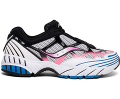 Saucony Grid Web White / Pink / Blue | Men/Women Grid