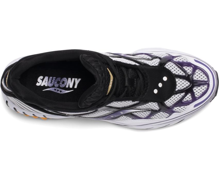 Saucony Grid Web White / Purple / Yellow | Men/Women Grid