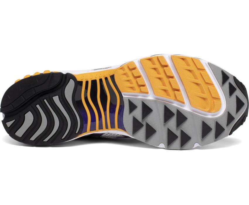 Saucony Grid Web White / Purple / Yellow | Men/Women Grid