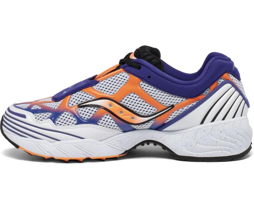 Saucony Grid Web White / Viziorange / Liberty | Men/Women Grid
