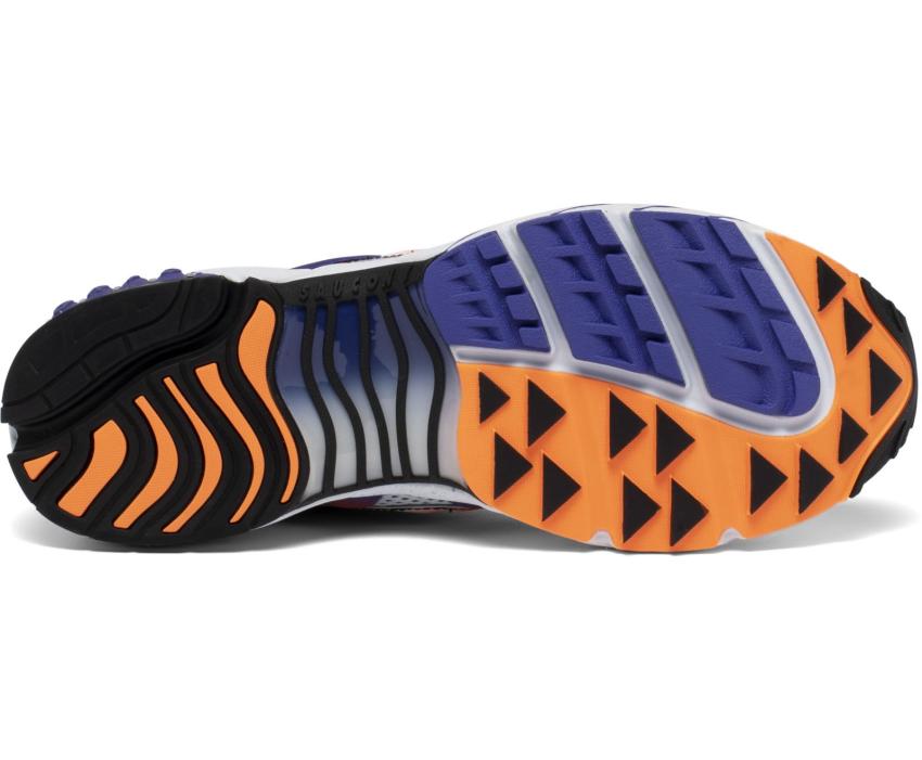 Saucony Grid Web White / Viziorange / Liberty | Men/Women Originals