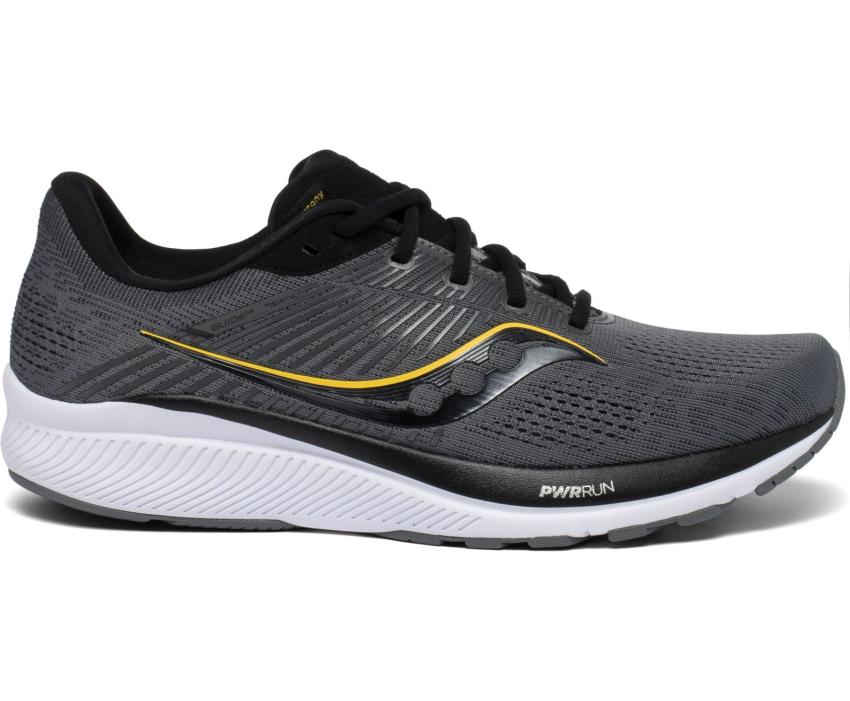 Saucony Guide 14 Charcoal / Vizigold | Men Running