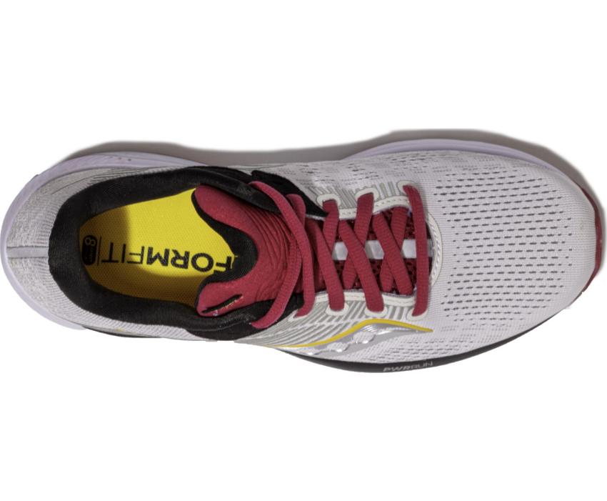 Saucony Guide 14 Wide Alloy / Cherry | Women Running