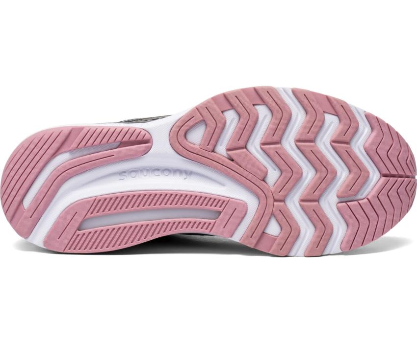 Saucony Guide 14 Wide Charcoal / Rose | Women Running